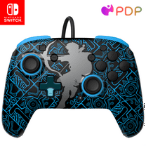 PDP REMATCH GLOW Wired Controller: Sheikah Shoot For Nintendo Switch, Nintendo Switch - OLED Model