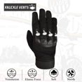 thumbnail image 3 of gants De Moto Cran Tactile Plein-doigt T, Anti-impacto, Coupe-vent, Gant Moto Unisexe Gants Tactiques Homme Et Femme Pour Auto Moto, Camping, Vlo,, 3 of 4
