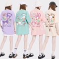 thumbnail image 2 of Camisetas kawaii de Sanrio, Kuromi, Pochacco, Cinnamoroll, My Melody, Harajuku, para mujer, lindas camisetas con gráficos de anime Ullzang, camisetas Y2K para mujer, 2 of 5