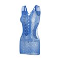 thumbnail image 3 of VISgogo Camisón Sexy Ahuecado para Mujer, Escote Profundo Sin Mangas de Una Pieza con Diseño de Diamantes de Imitación VISgogo moda, 3 of 9