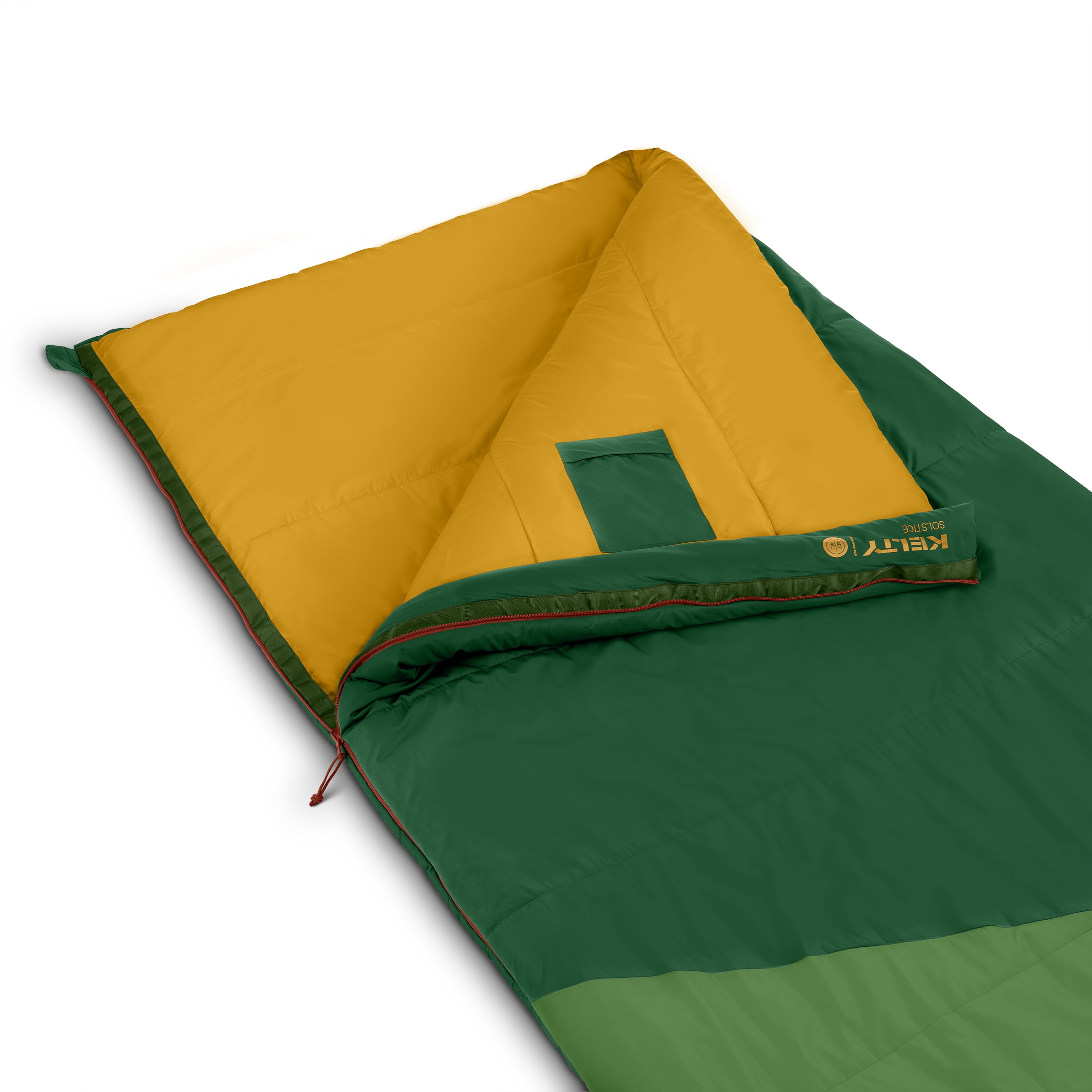 Kelty | Solstice 40° Degree Sleeping Bag - Spacious, Comfortable, Rectangular Sleeping Bag with Dual-Layer Quilt & Dual-Slider Zipper