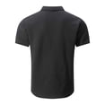 thumbnail image 6 of Mens Dress Shirts Summer Short Sleeve Jacquard Button Down Collared Business Casual Formal Work Shirt, 6 of 6