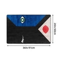 thumbnail image 3 of DouZhe Modern Minimalist Splash Design Rugs Doormat, Non-Slip Machine Washable Carpets Floor Door Mat , 36" x 24", 3 of 7
