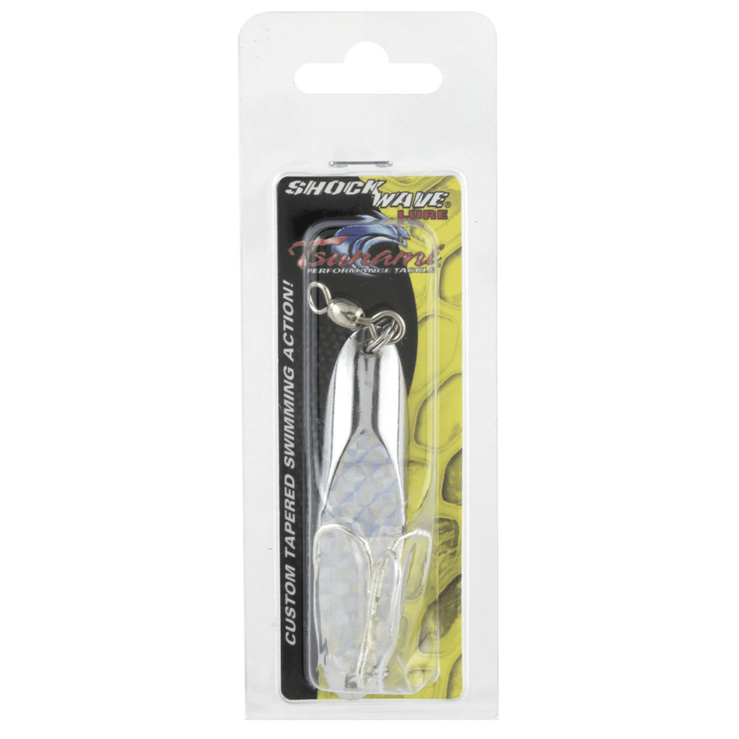 Tsunami Pro Shockwave Spoon Fishing Lure 2 oz Chrome and Silver