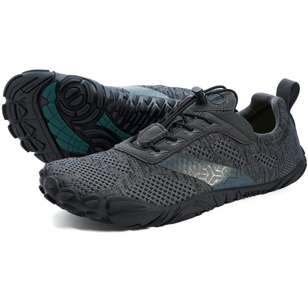 Zapatillas de trail running Joomra Minimalist para mujer, gris oscuro 36