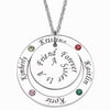 Personalized Planet Birthstone Sterling Silver