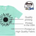 thumbnail image 4 of Women's Summer Sunflower T Shirt Cute Flower Graphic Loose Tees Crew Neck Short Sleeve Casual Tops (Mint-Small), 4 of 5