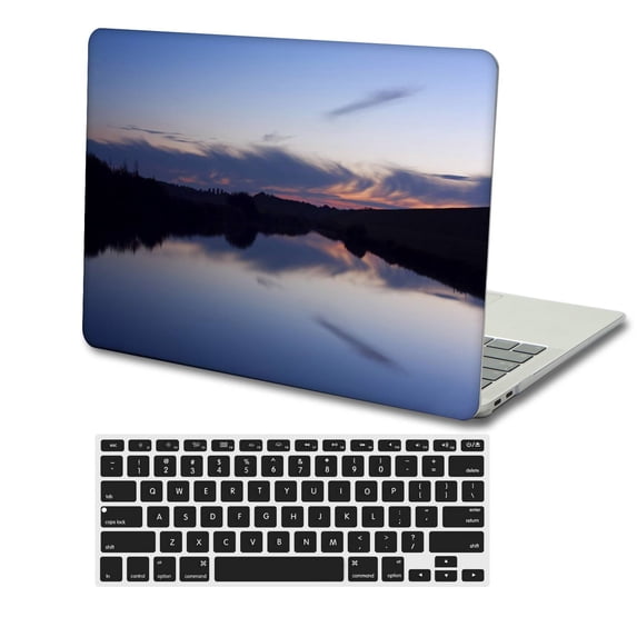 KSK KAISHEK Plastic Hard Case Shell Cover Only Compatible 2017 - 2010 Release MacBook Air 13" Not Retina Display + Black Keyboard Cover Model: A1369 & A1466 Landscape A 113