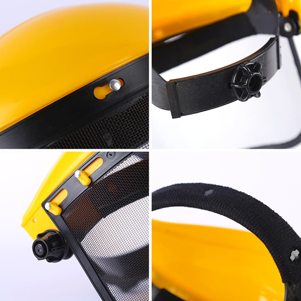 Adjustable Face Shield For Welding & Woodworking, Lightweight Hat With Clear Guard
