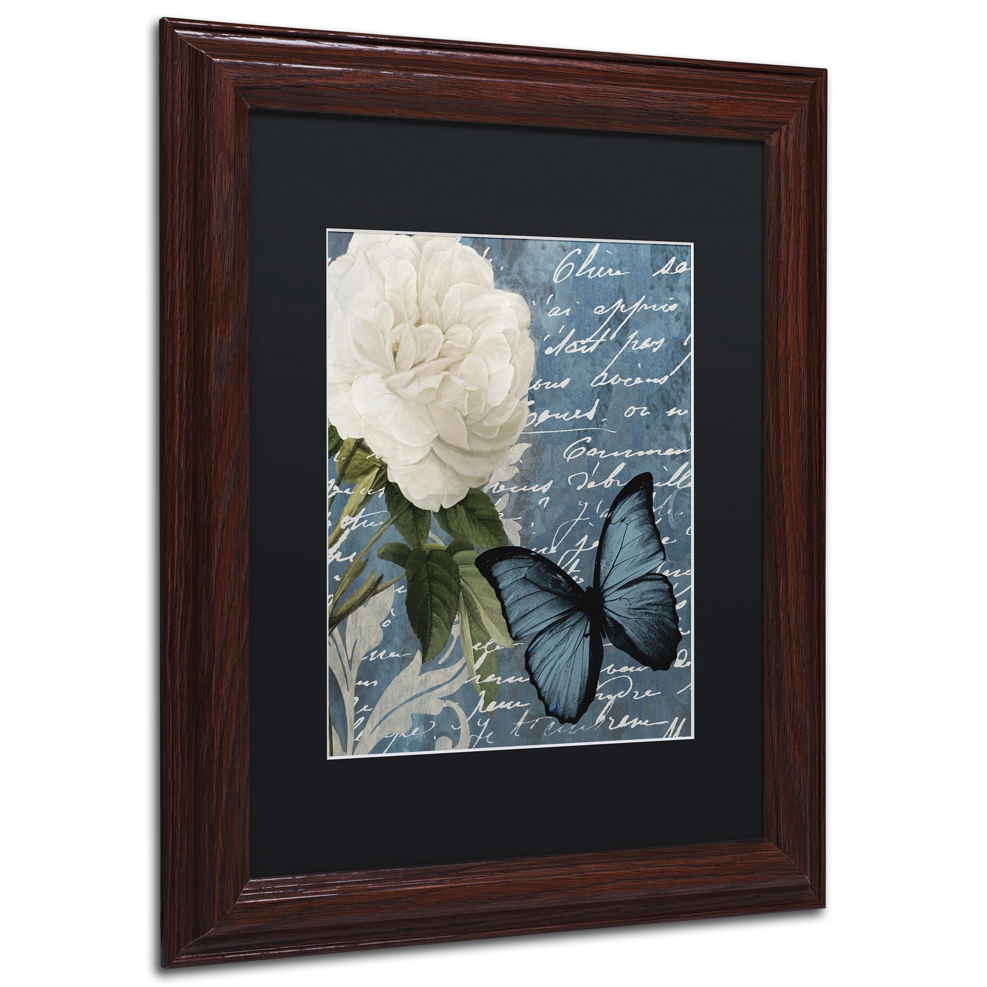 Trademark Fine Art "Anastasia" Canvas Art by Color Bakery, Black Matte, Wood Frame