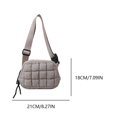 thumbnail image 2 of Bolso Bandolera Acolchado A La Cruzado Con Cierre para Mujer Diario, 2 of 7