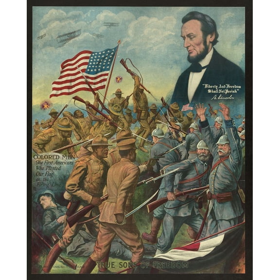 True sons of freedom Canvas Wall Art (20" x 30")