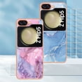 thumbnail image 3 of for Samsung Galaxy Z Flip5 Marble Pattern Slim Case Compatible with MagSafe Wireless Charging, Soft Silicone/TPU Shockproof Non-Yellowing Lightweight Protective Cover,Green, 3 of 13