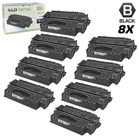 Ld remanufactured replacements for q5949x ( 49x) 8pk hy black toner cartridges for laserjet 1320  1320n  3390 all-in-one  1320t  1320tn  1320nw  & 3392 all-in-one printers