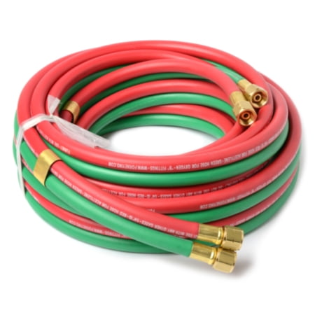 Forney Hose, R-Grade Oxy-Acetylene, 1/4 Inch x 25'