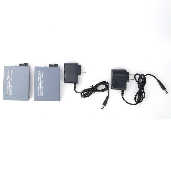 Vobor HTB-GS-03AB Gigabit Fiber Transceivers + Single Mode Single Core Optical Converter US Plug 110~240V(HTB-GS-03AB )