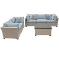 thumbnail image 1 of Monterey 6 Piece Outdoor Wicker Patio Furniture Set 06c in Spa, 1 of 2