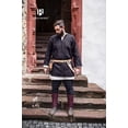 thumbnail image 3 of Erik Viking Tunic in Grey, size: 2X-Large | Cotton by Medieval Collectibles, 3 of 5