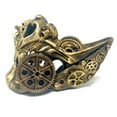thumbnail image 2 of Steampunk Style Metallic Half Face masquerade Mask Halloween Costume Cosplay Party Mask, 2 of 3