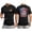 Black, variant on 250 Anniversary Usa Merchandise USA Shirt Crewneck Pullover Tops Men's Tshirts Shirts Short Sleeve T Shirt America Crew Neck Tee(AG,L)