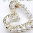 thumbnail image 7 of Grofry Heart Shape Brooch Pin with Shiny Rhinestones Faux Pearls Corsage Suit Lapel Pin Clothes Decoration Accessory, 7 of 7