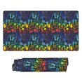 thumbnail image 2 of Kdxio Magical Mushrooms and Flowers Print Large Gaming Mouse Pad,Non-Slip Base,Water Resist Keyboard Pad for Gamer,Office & Home,29.5 x 15.8 in, 2 of 9