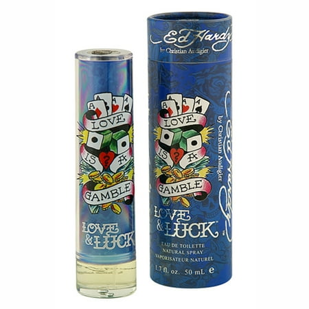 LOVE AND LUCK MEN by ED HARDY- EDT SPRAY 1.7 OZ