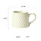 thumbnail image 2 of Taza de cerámica de gran capacidad con diseño de lunares, estilo retro, estilo europeo, for café latte, hecha a mano., 2 of 6