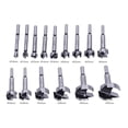 thumbnail image 2 of 15PCS Forstner Drill Bit Set Metric 10-50mm Carbon Steel Wood, Wood Drill Set for Woodworking Furniture Door Drilling, Accessories Drill, with Wooden Box, 2 of 9