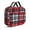 Red Plaid, variant on Large Toiletry Bag Travel Organizer with Hanging Hook, Water-resistant Makeup Cosmetic Bag Travel Case for Accessories, Shampoo, Toiletries, Personal Hygiene Items- Leopard