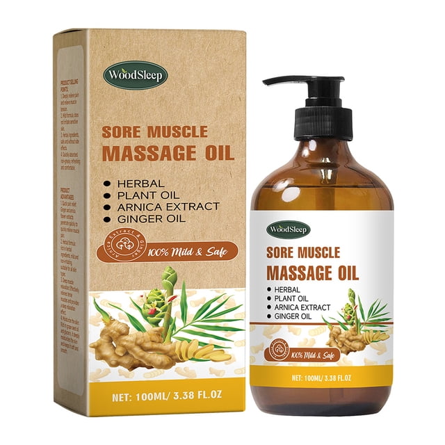 Aceite Natural Masaje 100ml para Drenaje Linfático