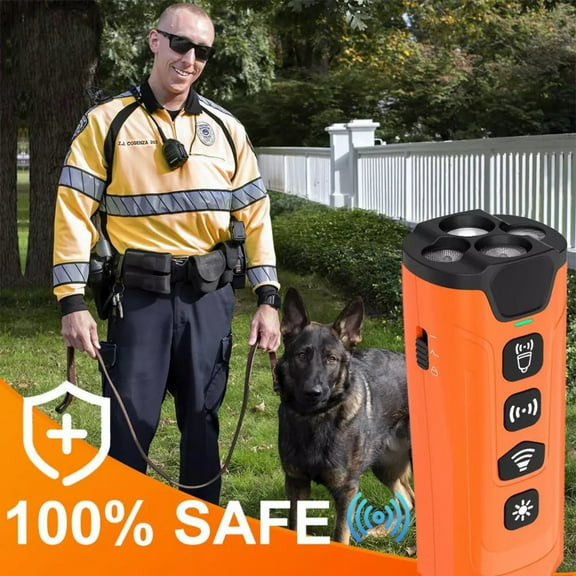 Dog Bark Deterrent Devices, Rechargeable Anti Barking Device for Dogs with 3 Modes & LED, Ultrasonic Dog Training Tool