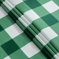 thumbnail image 3 of Buffalo Plaid Checkered Tablecloth - Wrinkle Resistant Waterproof Table Cloth Washable Polyester Fabric Table Cover for Outdoor Picnic, Dinner and Party, 60 x 102 inch Green and White, 3 of 5