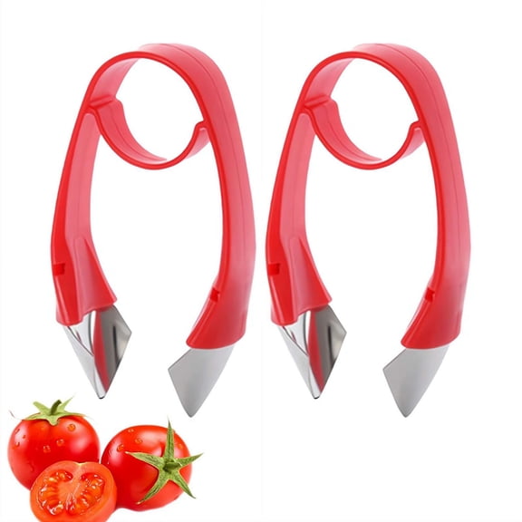 Strawberry Huller,Pineapples Corer Tool,304 Stainless Steel Fruit Tomato Picker Stems Top Corer Remover,Ergonomic Non-Slip Handle Multi Function Coring Tool & Kitchen Gadget