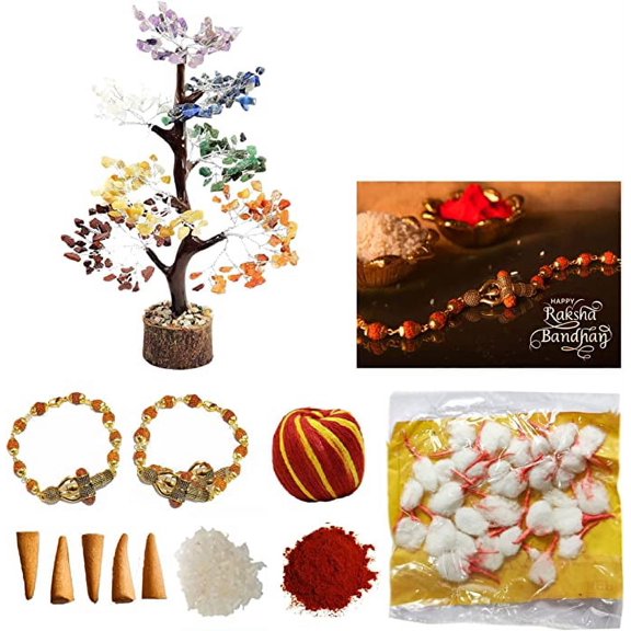 Wonder Care Rakhi for Brother with Gift Pack Rakhi Combo | Roli Chawal Tika | Raksha Bandhan Wish Card - Rakhee for Bhaiya Bhabhi Combo Set for rakshabhandhan