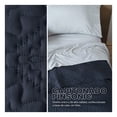 thumbnail image 2 of Edredón Ligero Suave y Fresco Capitonado sin Costuras, 1 Pieza Real Textil (Azul Oscuro, Individual), 2 of 7