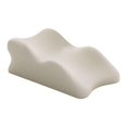 thumbnail image 2 of Almohada de espuma viscoelástica para rodillas, accesorios que mejoran la postura, suave, cojín de apoyo para los pies, almohada para viajes, lectura beige, 2 of 8
