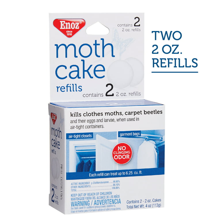 Enoz 7803687-XCP12 Insect Repellent Refill Moth Cake Solid For Moths 2 oz -  pack of 12
