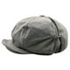 thumbnail image 5 of Boina de diseño retro para mujer. Accesorio ligero, transpirable y ajustable. Gris, 5 of 9