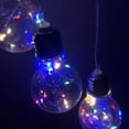 thumbnail image 2 of EeaseMX Lámpara solar de 6 LED con forma de carillón de viento, lámpara colgante para exteriores, luz nocturna decorativa para jardín y patio (carcasa negra), 2 of 8
