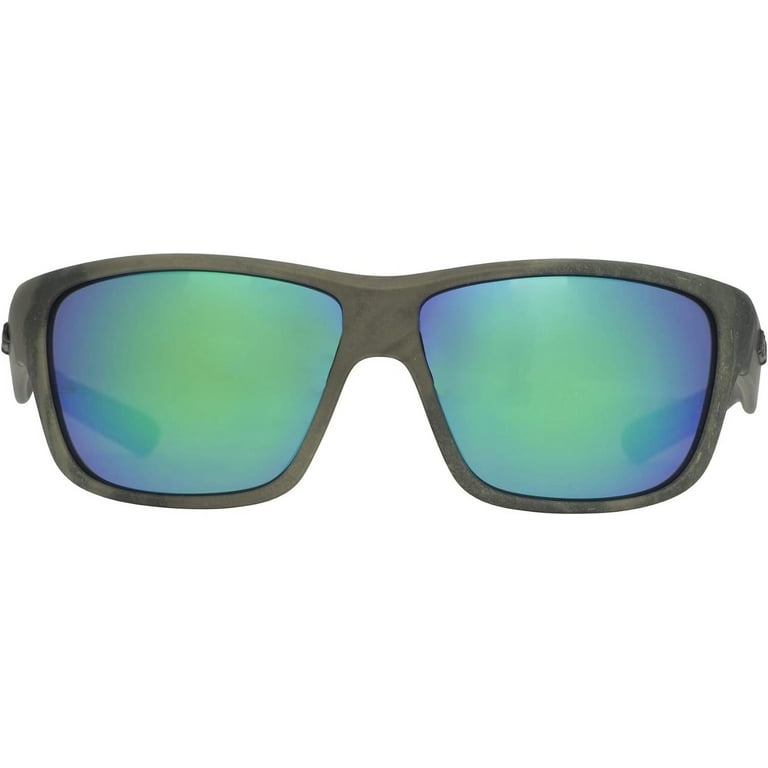 HUK, Polarized Lens Eyewear With Performance Frames, Fishing, Sports &  Outdoors Sunglasses (Spar) Green Mirror / Southern Tier Subphantis  Medium/Large 