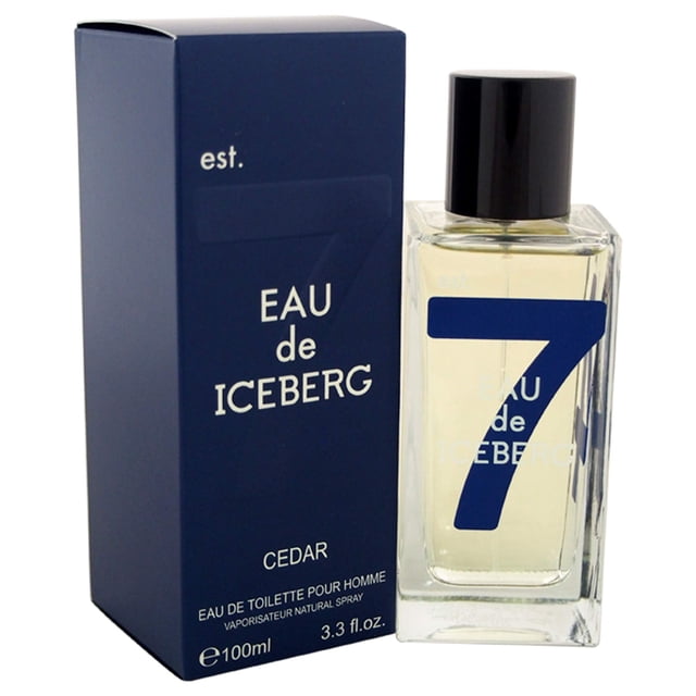 Perfume ICEBERG Eau de toilette en aerosol para hombre, 100 ml, cedro