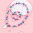 thumbnail image 2 of Conjunto de collar y pulsera para niños, colorido conjunto de joyas para niñas pequeñas, excelente joyería de moda y opción de regalo para niños, 2 of 5