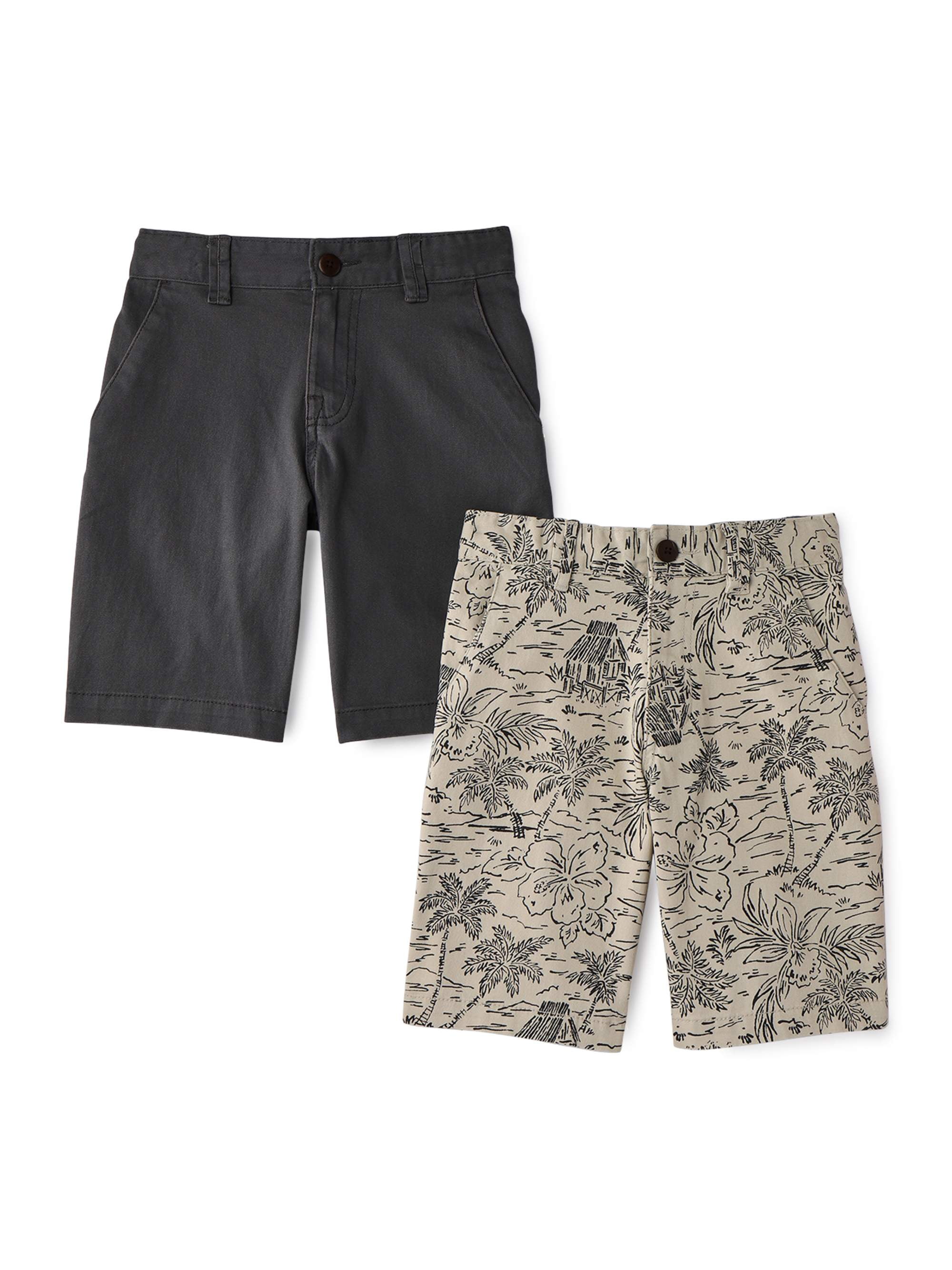 Boys Kids Shorts Fleece Summer Fashion Black Navy Grey