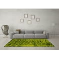 thumbnail image 3 of Ahgly Company Indoor Round Persian Yellow Bohemian Area Rugs, 8' Round, 3 of 4