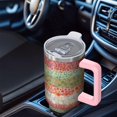 thumbnail image 6 of OBREWU Pioneer Flower Tumbler with Handle and Lid,40oz Pioneer Flower Double Wall Vacuum Insulated Tumbler,Pioneer Flower Cups Gift for Women and Men, 6 of 7