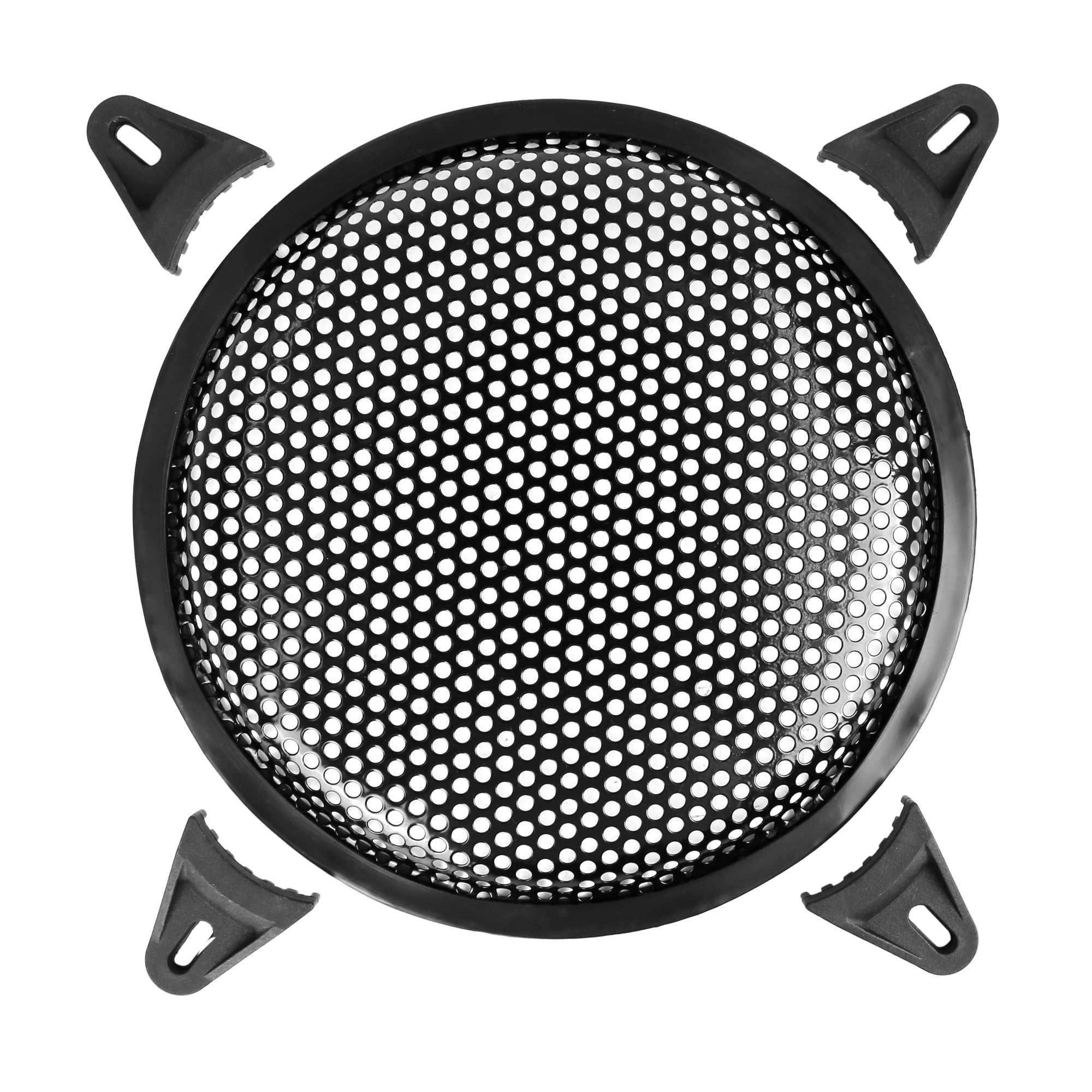 8 Inch Car Audio Speaker Sub Woofer Subwoofer Metal Black Waffle Grill Cover Guard with Clips