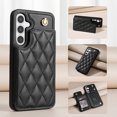 thumbnail image 6 of TECH CIRCLE for Samsung Galaxy S25 Flip Wallet Case with 3 Card Holders Slots, RFID Blocking, Kickstand Function, PU Leather Shell Protective Lightweight Case for 2025 Model Galaxy S25 (6.2"), Black, 6 of 9
