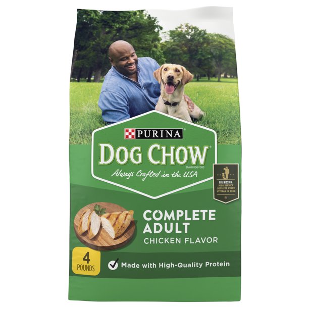 Purina Dog Chow Complete Adult Dry Dog Food Kibble With Chicken Flavor