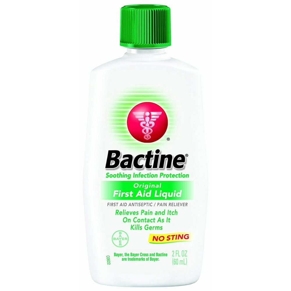 Bactine Original First Aid Liquid, Soothing Infection Protection, No